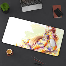 Cargar imagen en el visor de la galería, Spice And Wolf Mouse Pad (Desk Mat) On Desk
