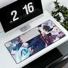 Load image into Gallery viewer, Blue Exorcist Mouse Pad (Desk Mat)
