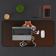 Load image into Gallery viewer, Spice And Wolf Mouse Pad (Desk Mat) With Laptop
