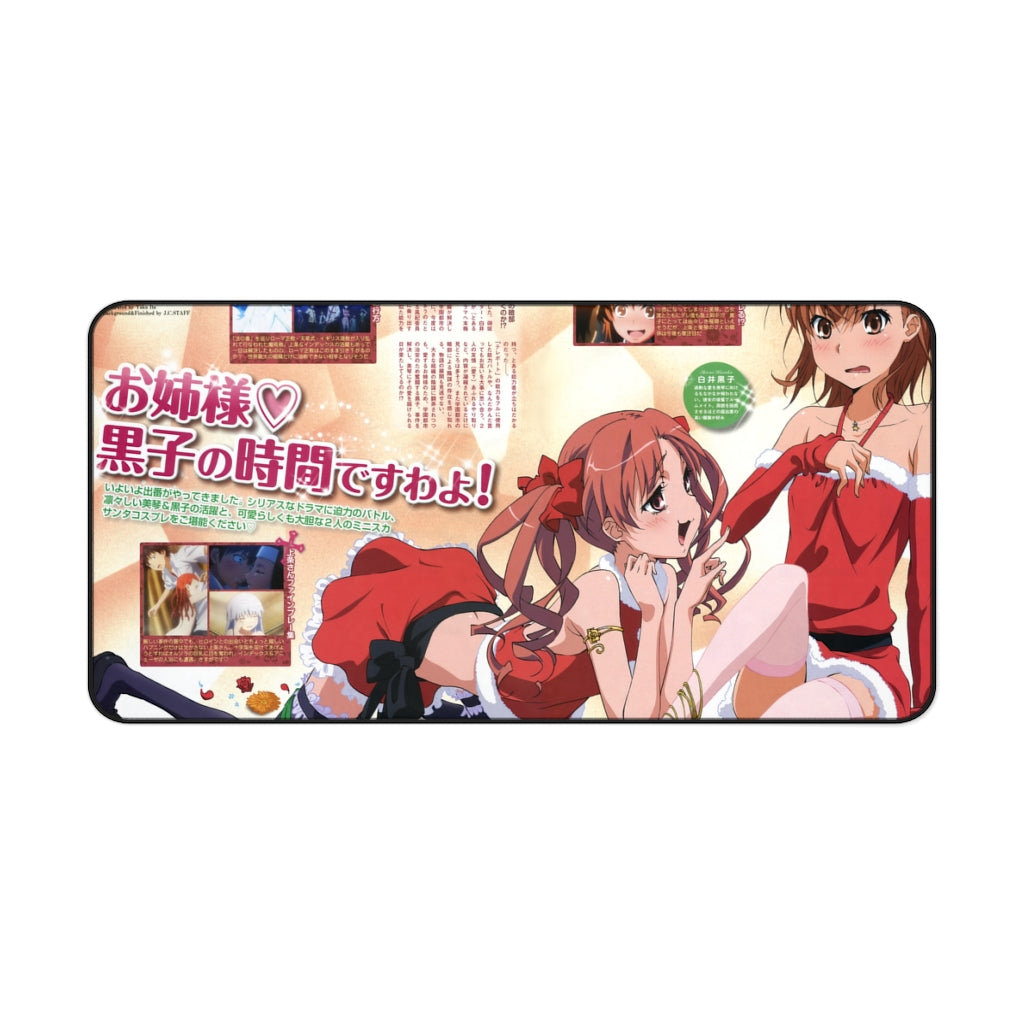 A Certain Scientific Railgun Mouse Pad (Desk Mat)