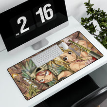 Cargar imagen en el visor de la galería, Fairy Tail Natsu Dragneel, Lucy Heartfilia Mouse Pad (Desk Mat) With Laptop
