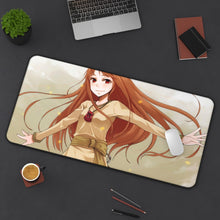 Cargar imagen en el visor de la galería, Spice And Wolf Mouse Pad (Desk Mat) On Desk
