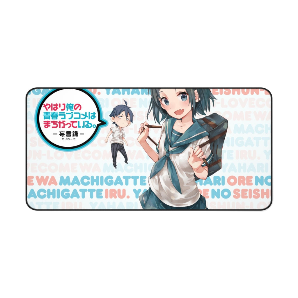 My Teen Romantic Comedy SNAFU Hachiman Hikigaya, Komachi Hikigaya Mouse Pad (Desk Mat)