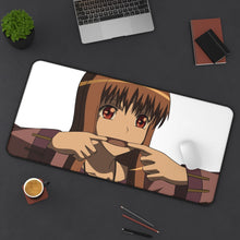 Cargar imagen en el visor de la galería, Spice And Wolf Mouse Pad (Desk Mat) On Desk
