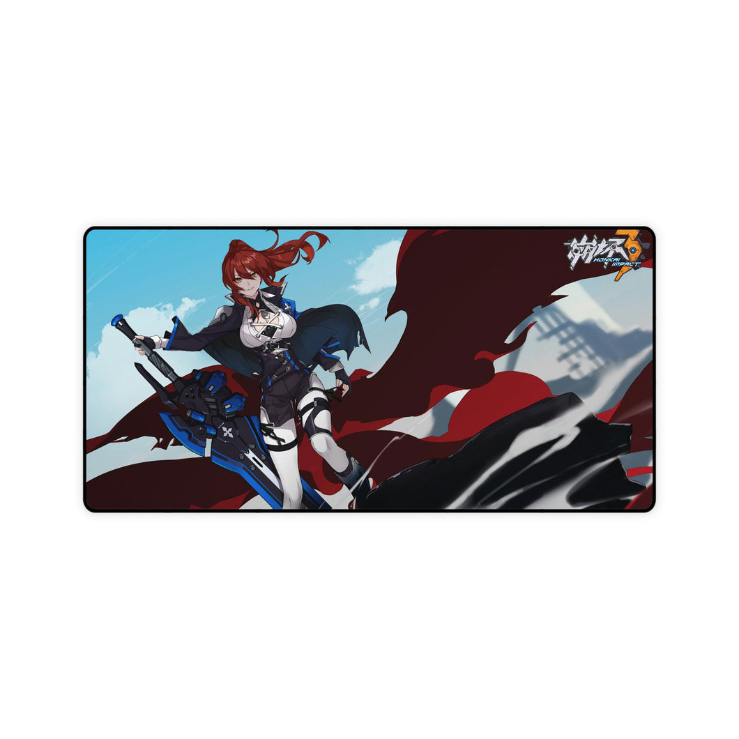 Anime, Girl, Sword, Honkai Impact 3rd, Murata Himeko, Mouse Pad (Desk Mat)