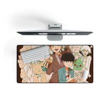 Charger l&#39;image dans la galerie, Mob Psycho 100 Arataka Reigen, Shigeo Kageyama, Ekubo Mouse Pad (Desk Mat) On Desk
