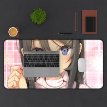 Load image into Gallery viewer, Rascal Does Not Dream Of Bunny Girl Senpai Mouse Pad (Desk Mat) With Laptop
