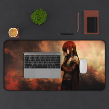 Cargar imagen en el visor de la galería, Steins Gate - Kurisu Makise Mouse Pad (Desk Mat) With Laptop
