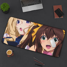 Charger l&#39;image dans la galerie, Infinite Stratos Mouse Pad (Desk Mat) On Desk
