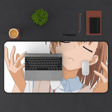 Load image into Gallery viewer, A Certain Scientific Railgun Mouse Pad (Desk Mat) With Laptop
