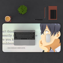 Charger l&#39;image dans la galerie, My Teen Romantic Comedy SNAFU Hachiman Hikigaya Mouse Pad (Desk Mat) With Laptop
