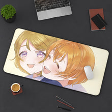 Load image into Gallery viewer, Love Live! Rin Hoshizora, Hanayo Koizumi Mouse Pad (Desk Mat) On Desk
