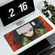 Load image into Gallery viewer, Tanjiro, Flame, Kimetsu no Yaiba, Mouse Pad (Desk Mat)
