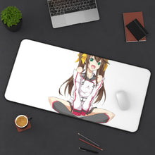 Charger l&#39;image dans la galerie, Infinite Stratos Mouse Pad (Desk Mat) On Desk
