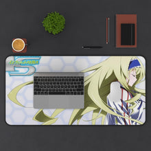 Charger l&#39;image dans la galerie, Infinite Stratos Mouse Pad (Desk Mat) With Laptop
