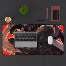 Cargar imagen en el visor de la galería, Anime Berserk Mouse Pad (Desk Mat) With Laptop
