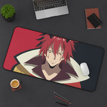 Cargar imagen en el visor de la galería, Benimaru - Tensei shitara Slime Datta Ken Minimalist Mouse Pad (Desk Mat) On Desk
