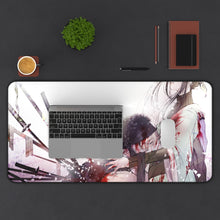Load image into Gallery viewer, Zabuza Momochi, Haku (Naruto) Mouse Pad (Desk Mat) With Laptop
