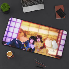 Charger l&#39;image dans la galerie, Sound! Euphonium Kumiko Oumae, Reina Kousaka Mouse Pad (Desk Mat) On Desk
