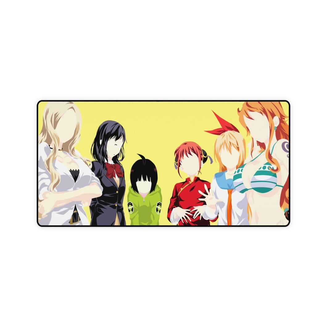 girls shonen jump minimalist Mouse Pad (Desk Mat)