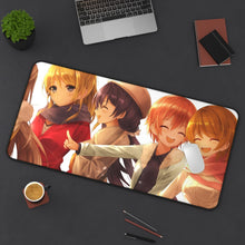 Load image into Gallery viewer, Love Live! Maki Nishikino, Kotori Minami, Umi Sonoda, Honoka Kousaka, Rin Hoshizora Mouse Pad (Desk Mat) On Desk
