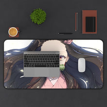 Cargar imagen en el visor de la galería, Demon Slayer: Kimetsu no Yaiba Nezuko Kamado Mouse Pad (Desk Mat) With Laptop
