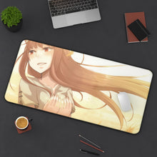 Cargar imagen en el visor de la galería, Spice And Wolf Mouse Pad (Desk Mat) On Desk
