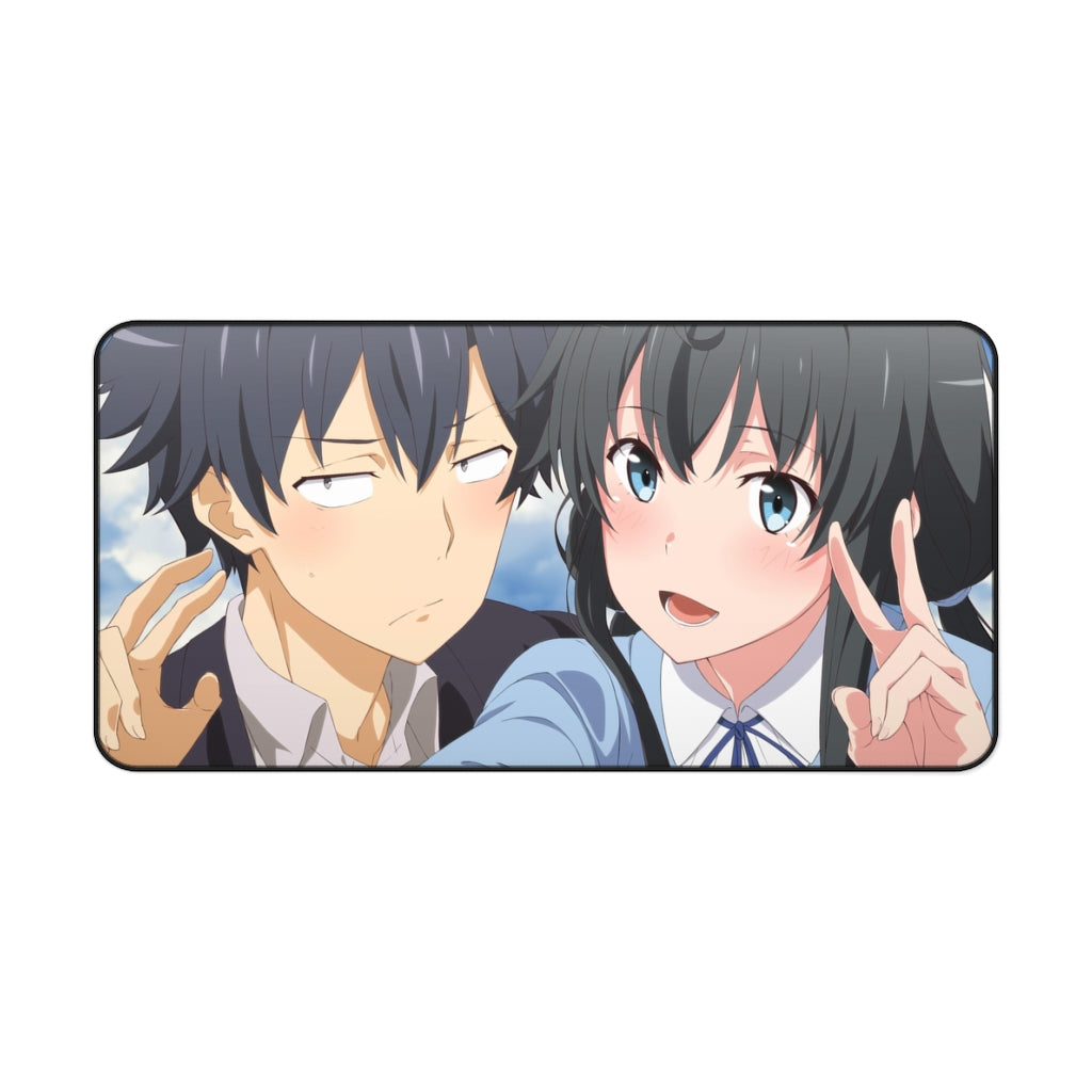 My Teen Romantic Comedy SNAFU Hachiman Hikigaya, Yukino Yukinoshita Mouse Pad (Desk Mat)