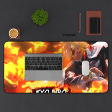 Charger l&#39;image dans la galerie, Kyokuro Rengoku Mouse Pad (Desk Mat) With Laptop
