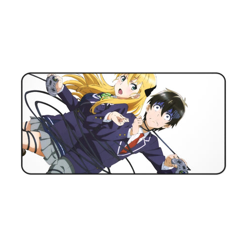 Gamers! Karen Tendou, Keita Amano Mouse Pad (Desk Mat)