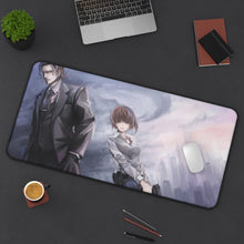 Load image into Gallery viewer, Akane Tsunemori with the the villain Mouse Pad (Desk Mat) On Desk
