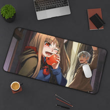 Cargar imagen en el visor de la galería, Spice And Wolf Mouse Pad (Desk Mat) On Desk
