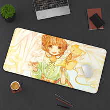 Load image into Gallery viewer, Cardcaptor Sakura Sakura Kinomoto, Keroberos Mouse Pad (Desk Mat) On Desk
