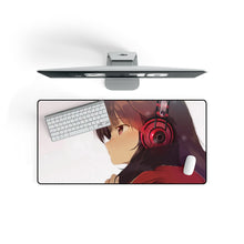 Load image into Gallery viewer, Anime Headphones Mouse Pad (Desk Mat) On Desk
