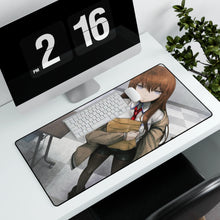 Cargar imagen en el visor de la galería, Makise Kurisu Mouse Pad (Desk Mat) With Laptop
