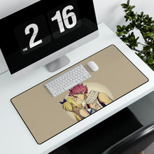 Cargar imagen en el visor de la galería, Fairy Tail Natsu Dragneel, Lucy Heartfilia Mouse Pad (Desk Mat) With Laptop
