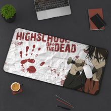 Charger l&#39;image dans la galerie, Highschool Of The Dead Mouse Pad (Desk Mat) On Desk
