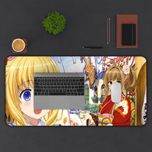 Cargar imagen en el visor de la galería, Amagi Brilliant Park Isuzu Sento, Seiya Kanie, Latifa Fleuranza Mouse Pad (Desk Mat) With Laptop
