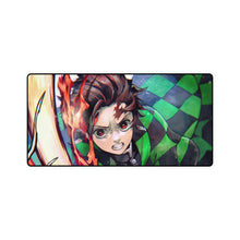 Load image into Gallery viewer, Tanjiro, Flame, Kimetsu no Yaiba, Mouse Pad (Desk Mat)
