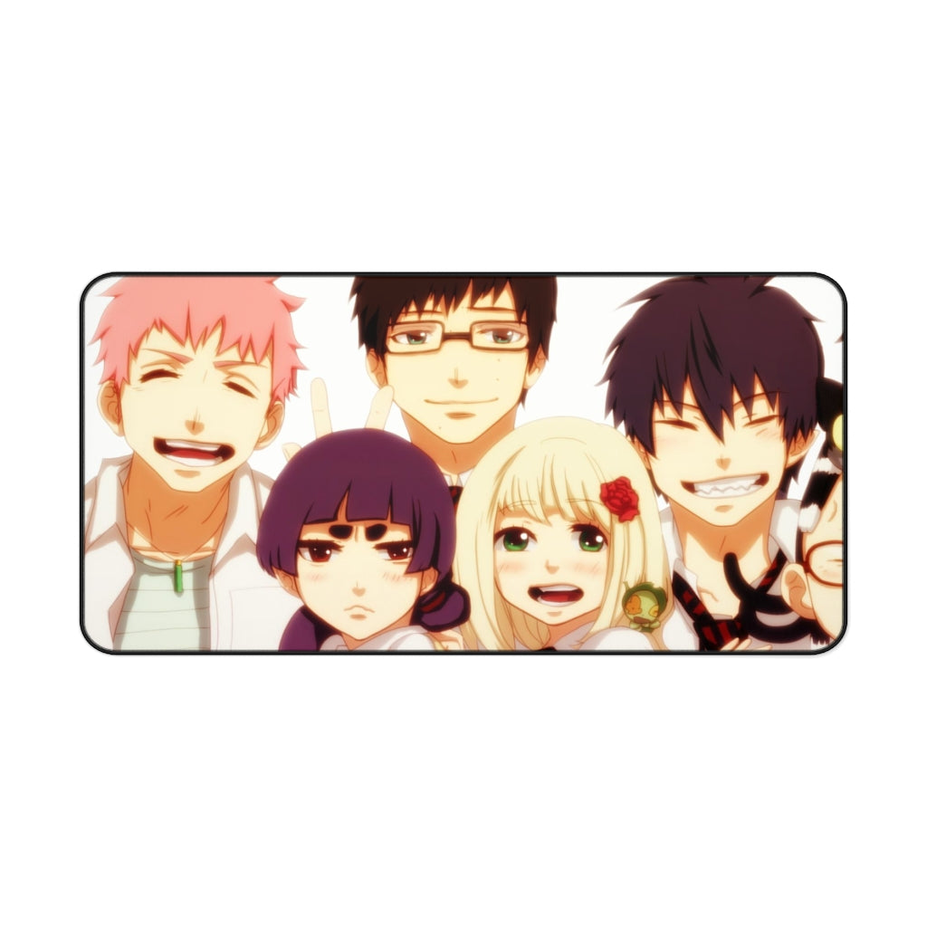 Blue Exorcist Rin Okumura, Yukio Okumura, Kuro, Shiemi Moriyama Mouse Pad (Desk Mat)