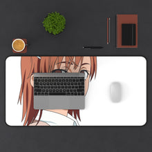 Load image into Gallery viewer, A Certain Scientific Railgun Mikoto Misaka Mouse Pad (Desk Mat) With Laptop
