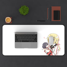 Charger l&#39;image dans la galerie, Infinite Stratos Mouse Pad (Desk Mat) With Laptop
