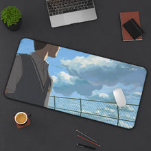 Charger l&#39;image dans la galerie, The Garden Of Words Mouse Pad (Desk Mat) On Desk
