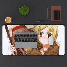 Cargar imagen en el visor de la galería, Spice And Wolf Mouse Pad (Desk Mat) With Laptop
