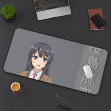 Cargar imagen en el visor de la galería, Mai Sakurajima Kanji Background Mouse Pad (Desk Mat) Background
