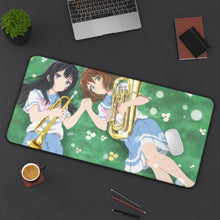 Charger l&#39;image dans la galerie, Sound! Euphonium Kumiko Oumae, Reina Kousaka Mouse Pad (Desk Mat) On Desk
