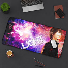 Load image into Gallery viewer, Death Note Light Yagami Mouse Pad (Desk Mat) On Desk
