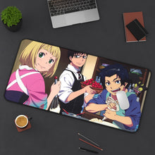 Load image into Gallery viewer, Blue Exorcist Mouse Pad (Desk Mat) On Desk
