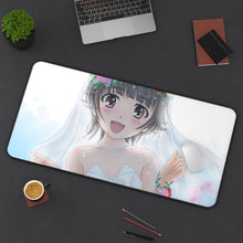 Load image into Gallery viewer, A Certain Scientific Railgun Mouse Pad (Desk Mat) On Desk
