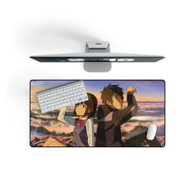 Charger l&#39;image dans la galerie, Mitsuha and Taki (Your Name) Mouse Pad (Desk Mat) On Desk
